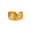 Bracelete Cuff Dourado HPTOTMG