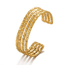 Bracelete Cuff Dourado HPTOTMG