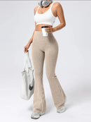 Calça Legging Feminina Seamless de Yoga com Cintura Alta