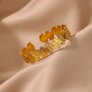 Bracelete Cuff Dourado HPTOTMG